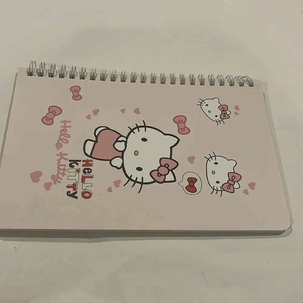 Hello Kitty 60 Page Spiral Date Journal/ Planner NWT